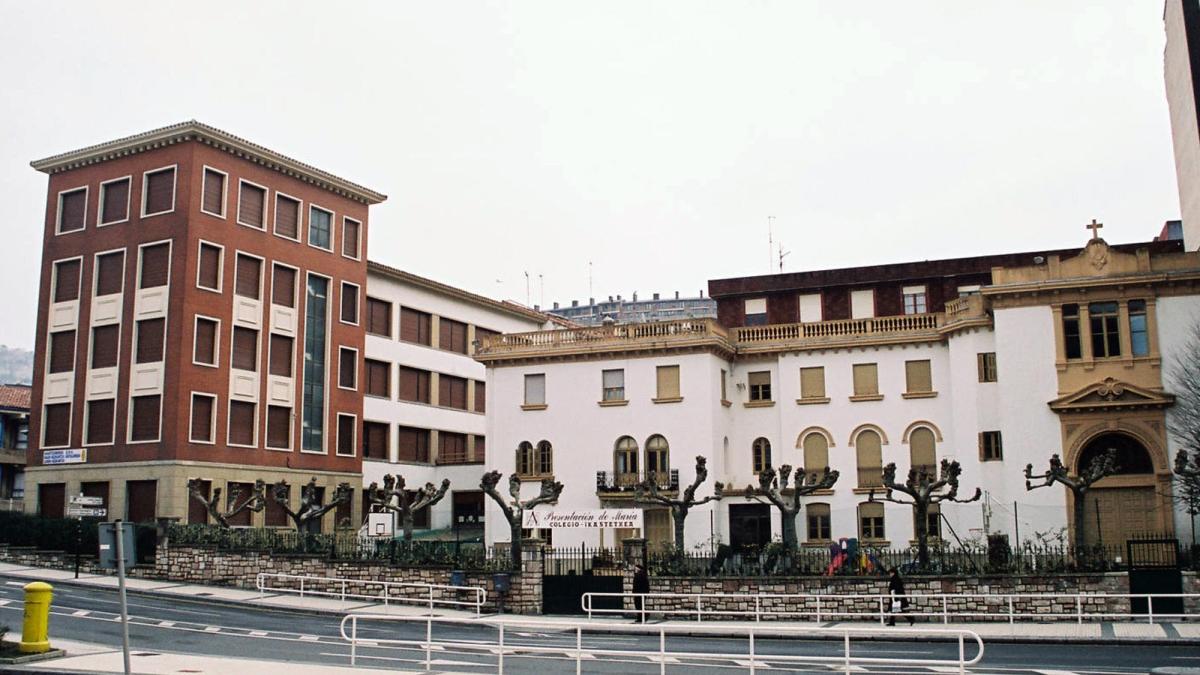 Imagen de archivo del Colegio Presentación de María Ikastetxea, en Donostia
