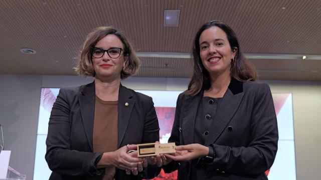 Elixabete Etxanobe e Itxaso Berrojalbiz. Diputación Foral de Bizkaia