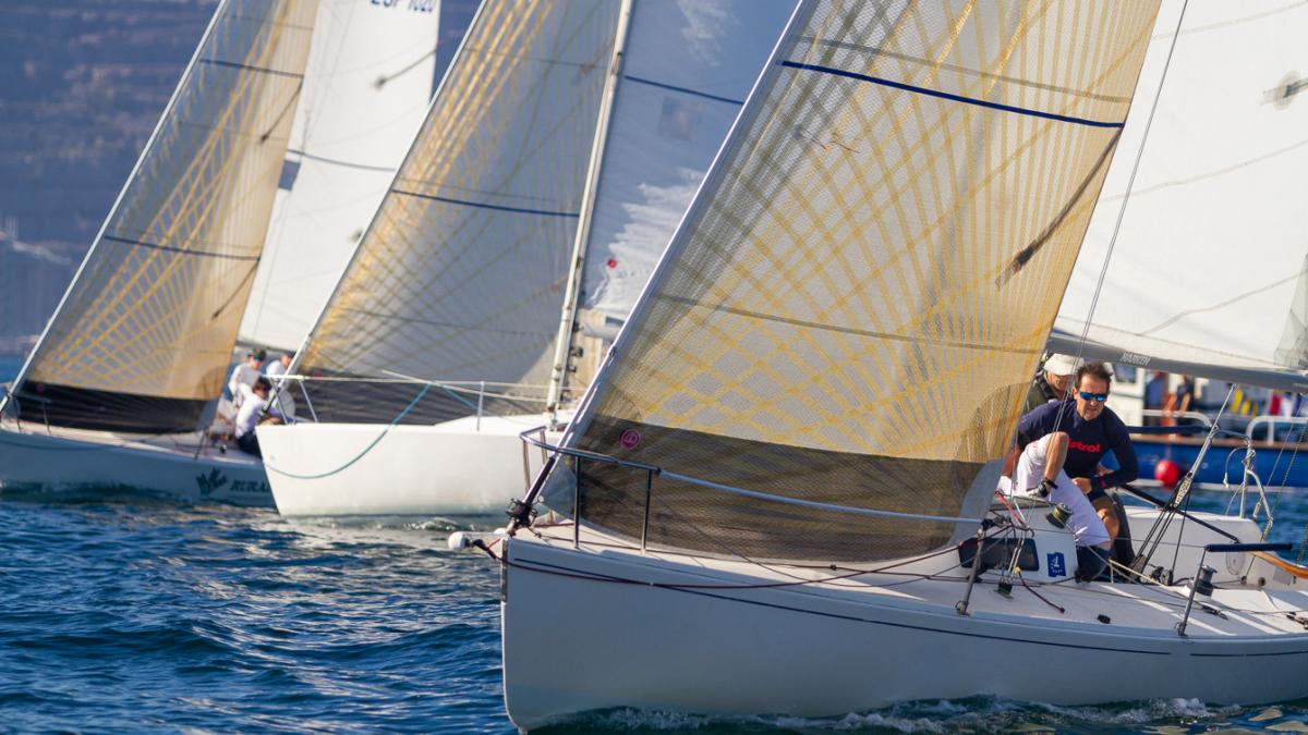 Máxima emoción en la Clase J80 / Foto RCMA-RSC