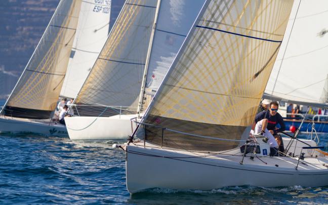 Máxima emoción en la Clase J80 / Foto RCMA-RSC