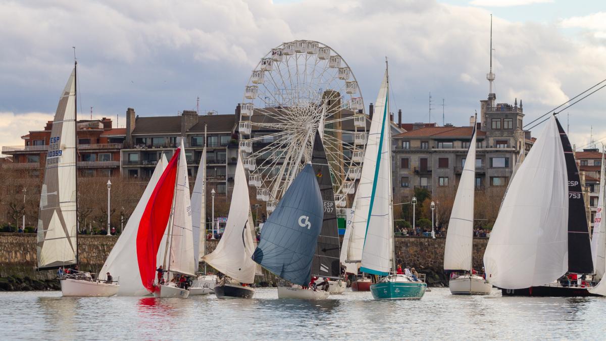 V Trofeo Náutica Digital inaugura el calendario de regatas de 2026 en el Abra. Foto: RCMA-RSC