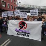 Imagen de archivo de una manifestación anterior de los vecinos de Zorroza |J.M. Martínez, Deia