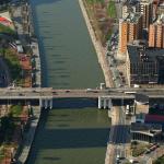 Imagen aérea del Puente de Deusto en Bilbao |Ayto. Bilbao
