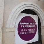 Punto morado contra la violencia machista