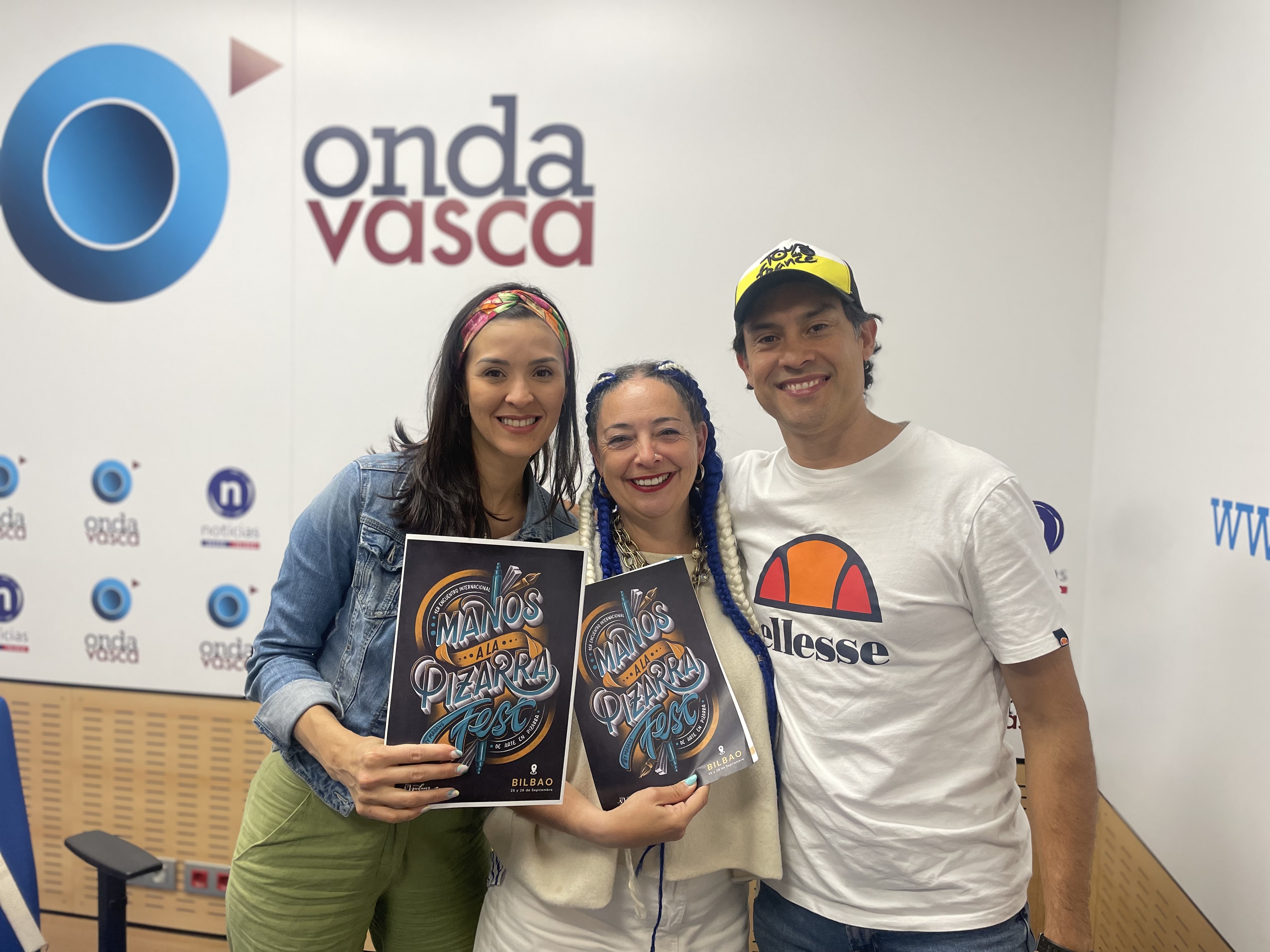 María Daniela Porras, Ewa Murillo y Luis Ragua