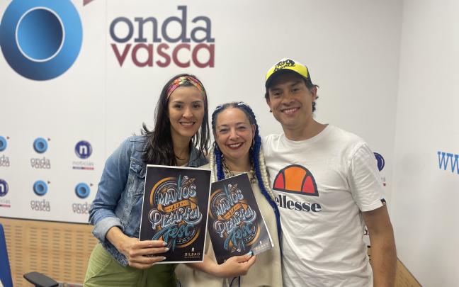 María Daniela Porras, Ewa Murillo y Luis Ragua