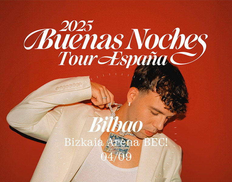 El cantante llevará su nuevo espectáculo al escenario del Bizkaia Arena, ubicado en el BEC de Barakaldo