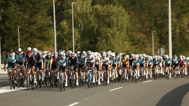 690 ‘penitentes’ tomaron parte en la IX Gran Fondo BIBE Transbizkaia. Foto: Unai Mateo