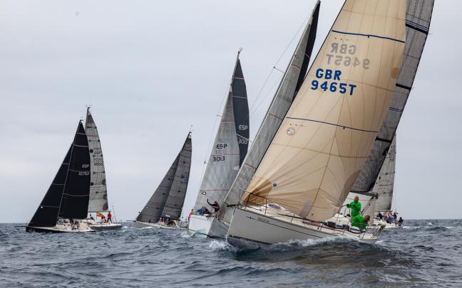 Viento del noroeste de más de 20 nudos en algunos momentos de las pruebas. Foto: RCMA-RSC