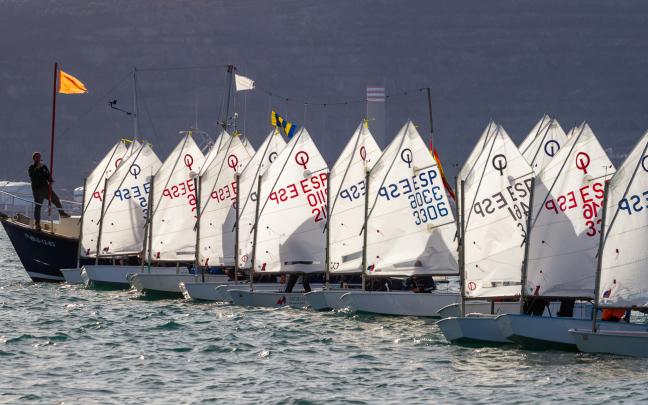 Salida de la clase Optimist. Foto: RCMA-RSC