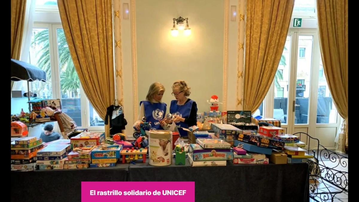 Rastrillo solidario de Unicef en el Hotel María Cristina de Donostia