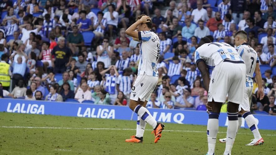 La Real espera derrotar hoy al Girona. RUBEN PLAZA