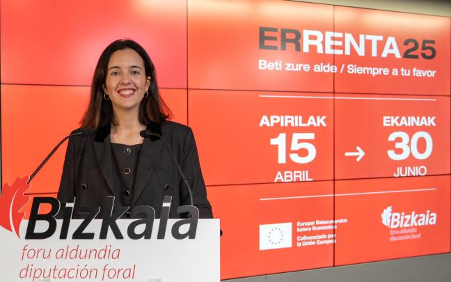 El 15 de abril comienza en Bizkaia el plazo para presentar la declaración de la renta por vía digital, telefónica y presencial