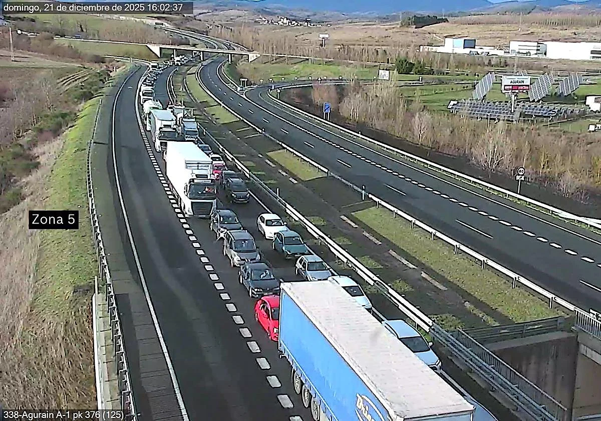 Retenciones, a las cuatro de la tarde Departamento de Tráfico del Gobierno Vasco (@TrafikoaEJGV)