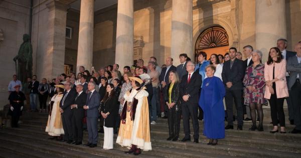 Imágenes de la retreta que dio inicio a la festividad de San Prudencio. Fotos: Diputación Foral de Araba