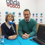 María Jesús Barberá, jefa de la Unidad de ITS de Bombero Etxaniz con Txema Gutiérrez en ONDA VASCA