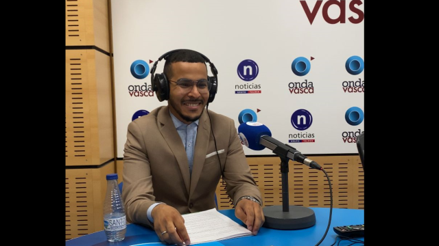 Damin Abdelhadi, gerente comercial de RK Informatika, en Onda Vasca