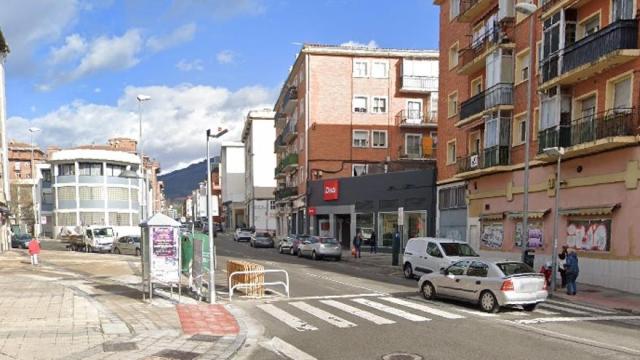 Lugar en el que se produjo la riña tumultuaria, en la Rochapea. Redacción DDN