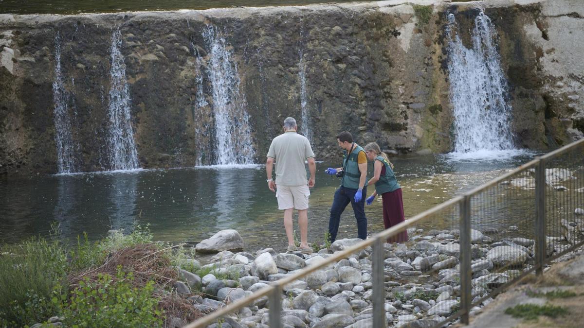 Presa de Roncal donde han fallecido una madre y sus dos hijos menores. Iñaki Porto