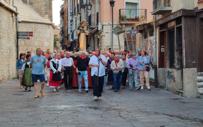 Procesión del Rosario de la Aurora. ASIER VERA
