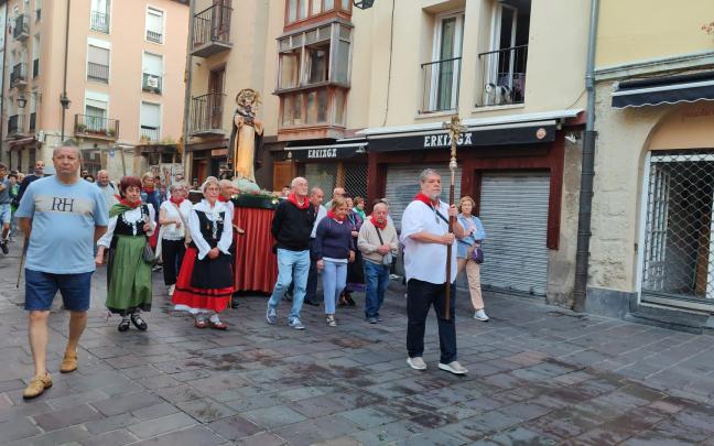 Procesión del Rosario de la Aurora. ASIER VERA