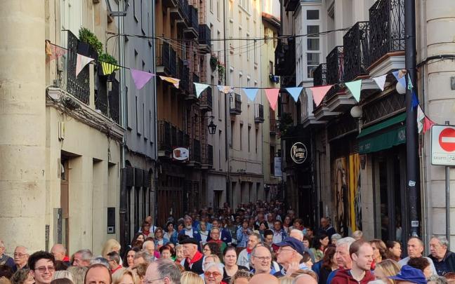Procesión del Rosario de la Aurora. ASIER VERA