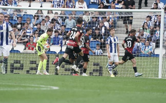 Un lance del Real Sociedad-Mallorca de la pasada temporada. RUBEN PLAZA