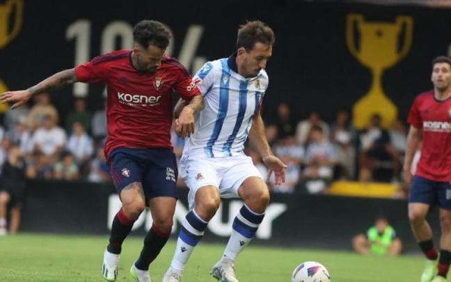 Los partidos entre la Real y Osasuna, todo un clásico en Copa. IKER AZURMENDI