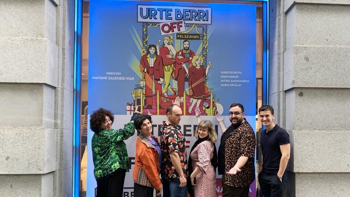 Imagen de la presentación de la obra de la Sala BBK "Urte Berri Off"