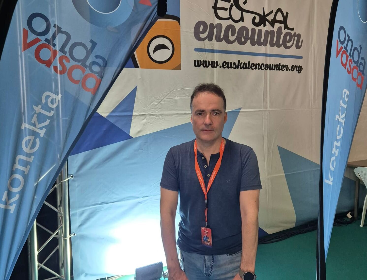 Sabino San Vicente, director de la Euskal Encounter. ONDA VASCA