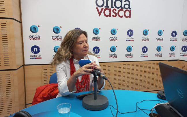 La consejera Gotzone Sagardui, en una entrevista en Onda Vasca La consejera Gotzone Sagardui, en una entrevista en Onda Vasca