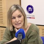 Idoia Sagastizabal en los estudios de ONDA VASCA