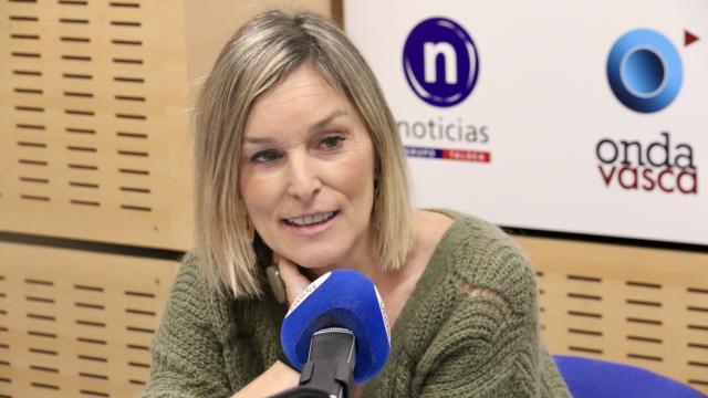 Idoia Sagastizabal en los estudios de ONDA VASCA Idoia Sagastizabal en los estudios de ONDA VASCA