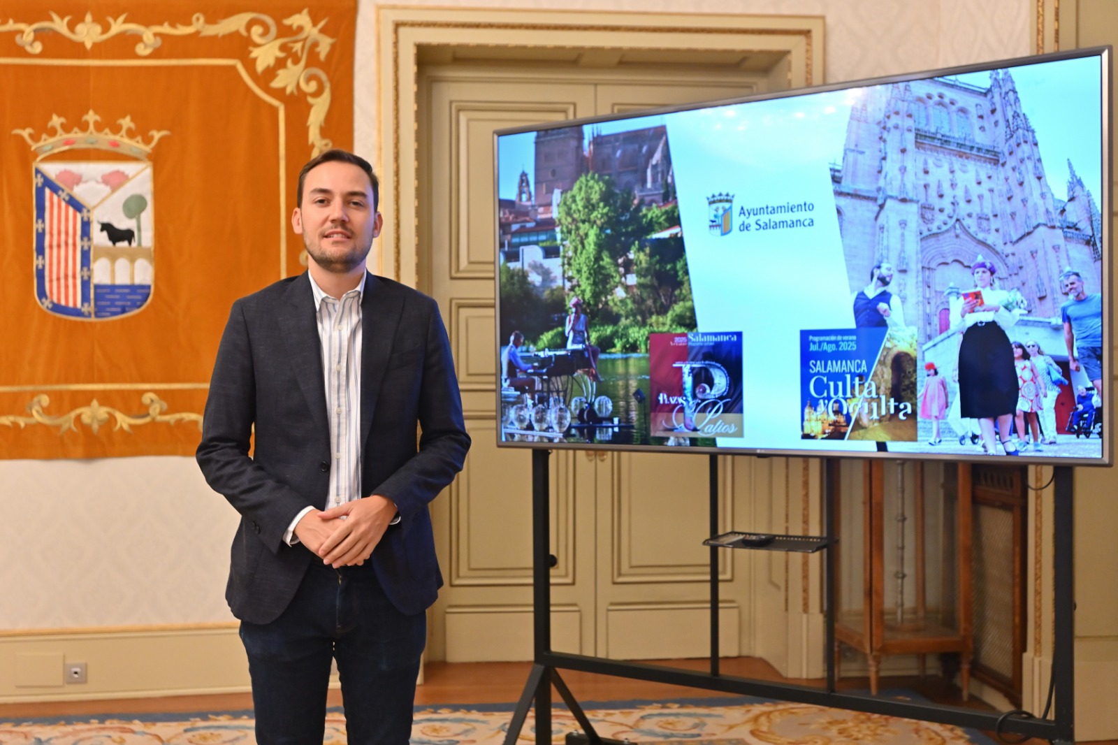 Ángel Fernández, concejal de Turismo y Cultura de Salamanca | Imagen: Onda Vasca