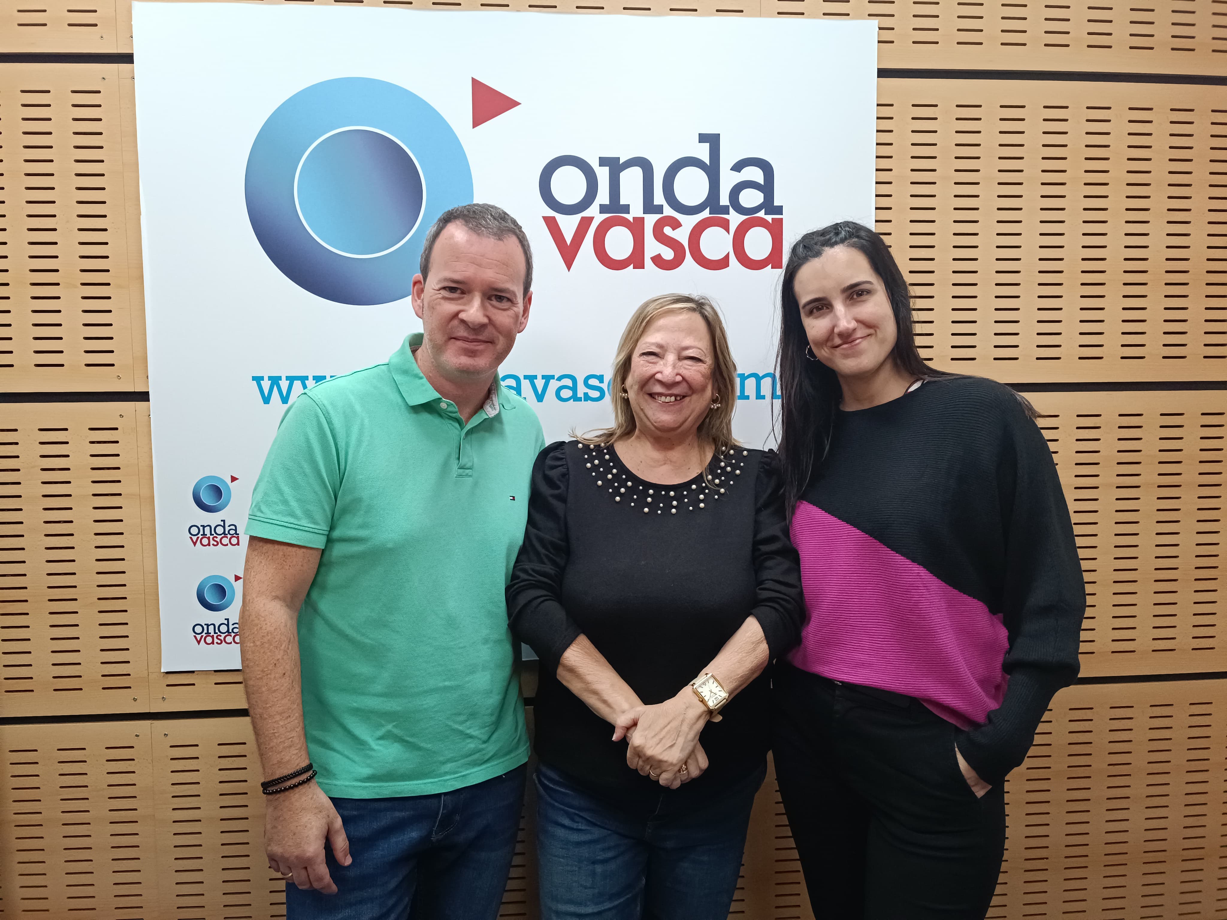 Txema Gutiérrez, Maria Eugenia Salaverri e Iranzu Calvo