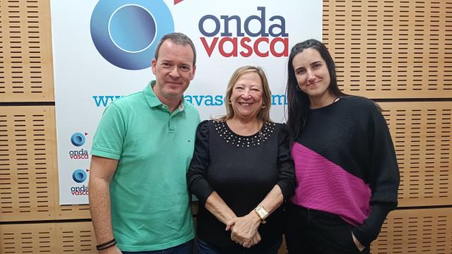 Txema Gutiérrez, Maria Eugenia Salaverri e Iranzu Calvo