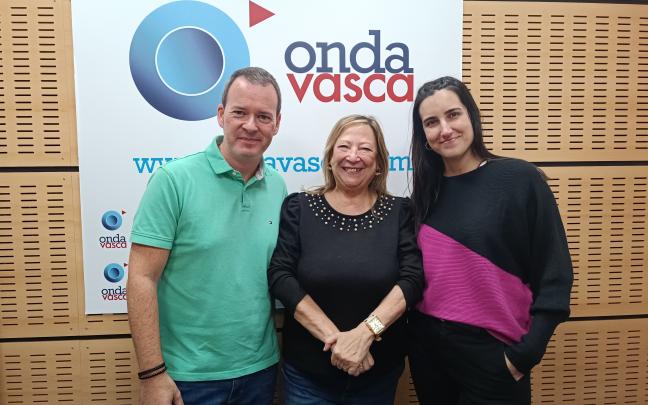 Txema Gutiérrez, Maria Eugenia Salaverri e Iranzu Calvo