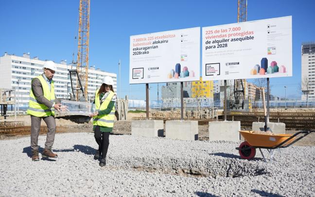 Arrancan las obras de las 225 VPO de alquiler en Salburua Jorge Muñoz