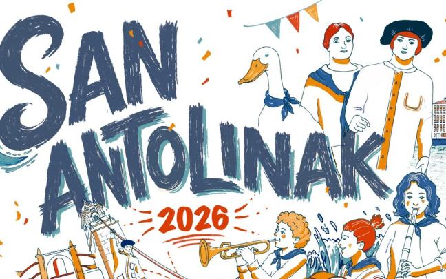 Cartel de las fiestas de San Antolín. / Ayuntamiento de Lekeitio
