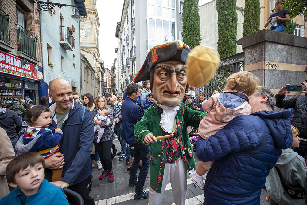 Caravinagre, uno de los kilikis favoritos de los pamploneses. Foto: Ayuntamiento de Pamplona