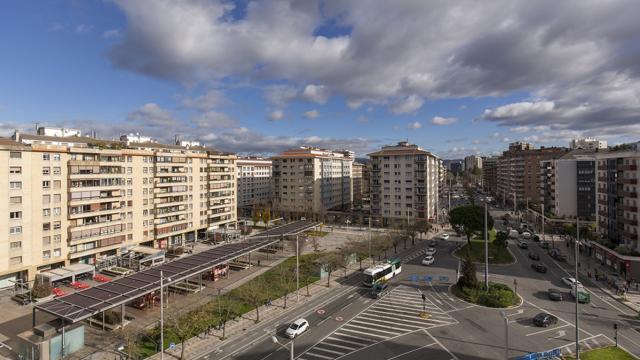 Vista aérea del barrio de San Juan de Pamplona. PAMPLONA.ES Vista aérea del barrio de San Juan de Pamplona. PAMPLONA.ES
