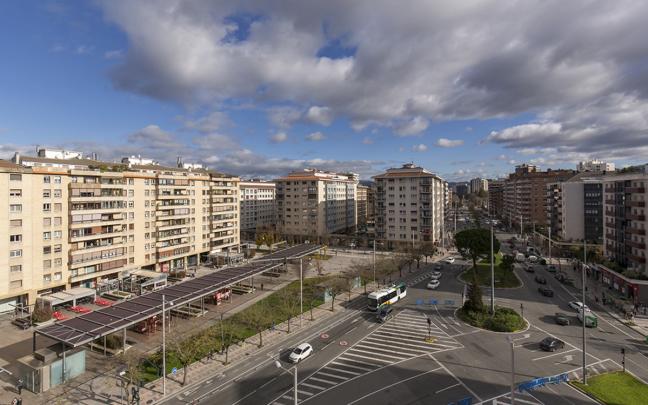 Vista aérea del barrio de San Juan de Pamplona. PAMPLONA.ES Vista aérea del barrio de San Juan de Pamplona. PAMPLONA.ES