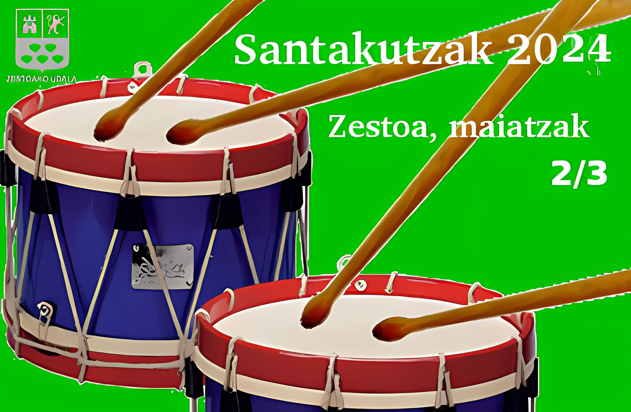 Cartel de este año de Santakutz Jaiak de Zestoa