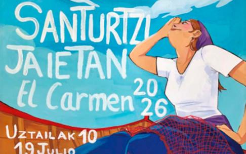 Cartel de las Fiestas del Carmen 2026. / Ayuntamiento de Santurtzi