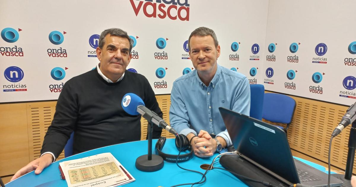 Joseba Saralegui, presidente de Euspel, entrevistado en Las Mañanas de Onda Vasca.