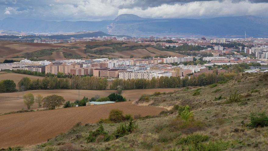 Vistas de Sarriguren. El impulso del PSIS permitirá la construcción de 4.000 viviendas. Patxi Cascante