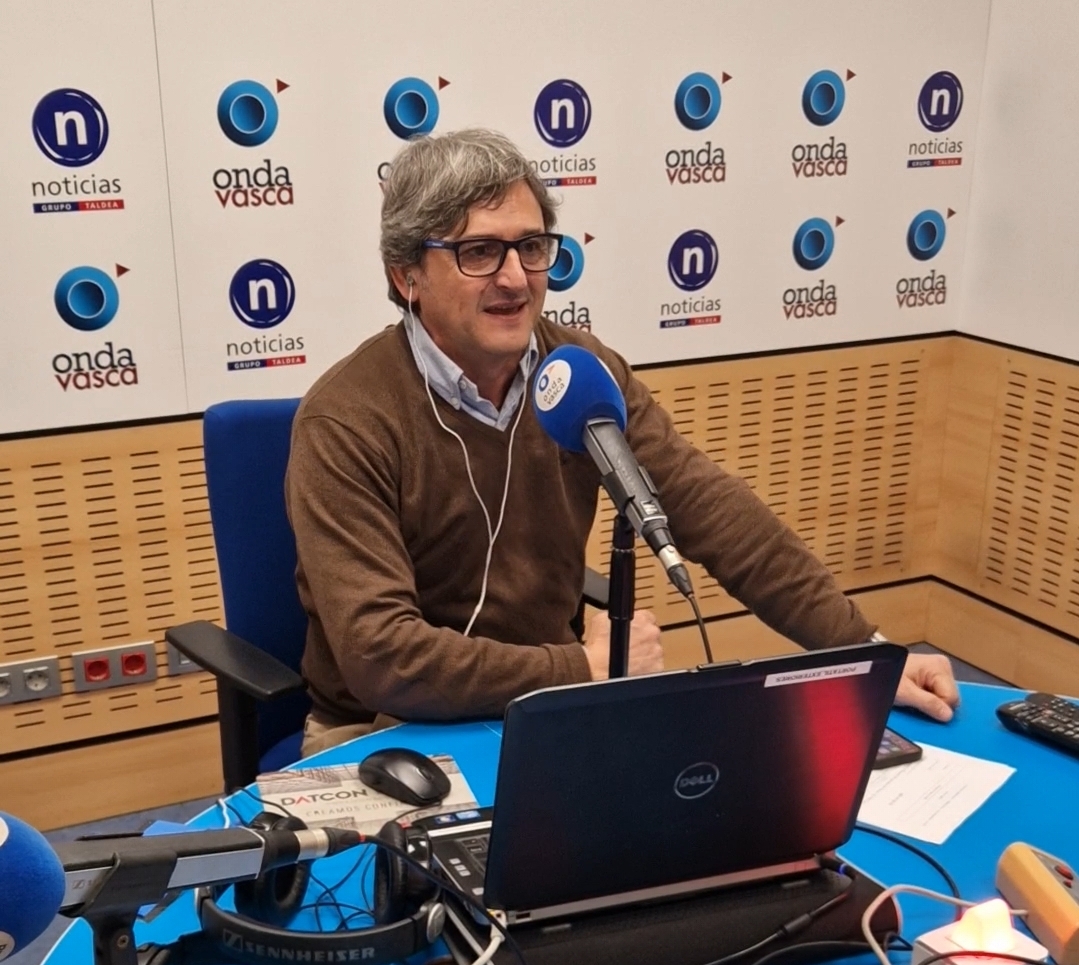 José Manuel Monje durante La Movida Deportiva Bizkaia