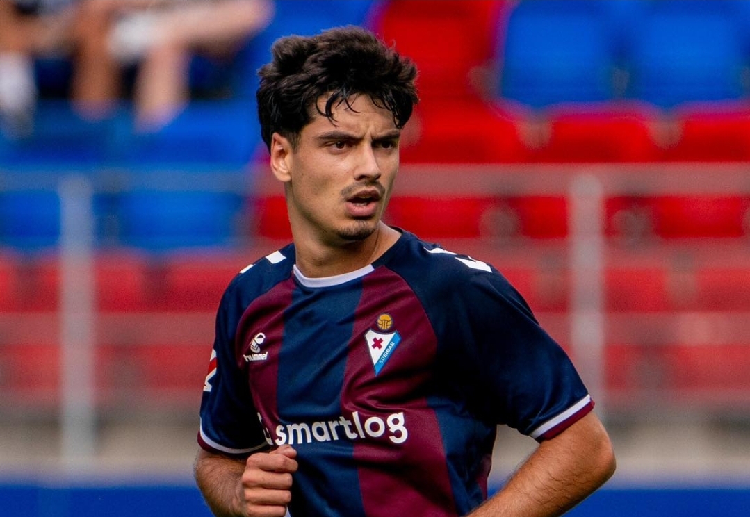 Jon Guruzeta durante un partido de la presente temporada de la SD Eibar. Foto: SD EIBAR