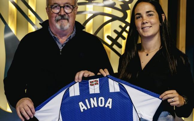 Ainoa Campo en su presentación. RS