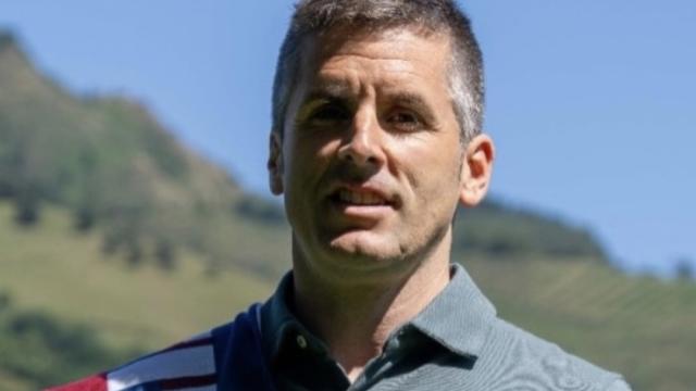 Jokin Aranbarri en su presentación. EIBAR